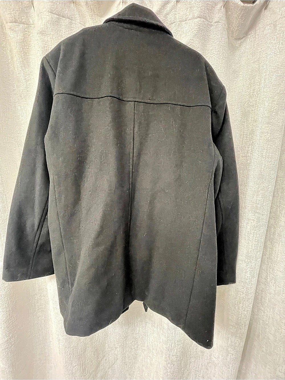 Men’s Dockers Wool Blend Coat Black XXL - Picture 2 of 9